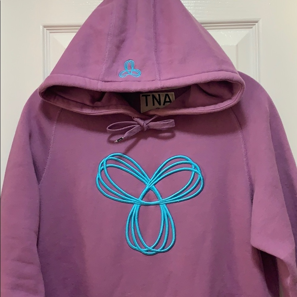 TNA thick hoodie pullover sweater